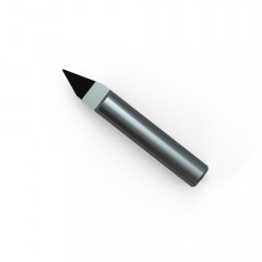 1mm Sampai 3.5mm Kedalaman PCD Single End Mill Poly Crystalline Diamond End Mill