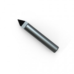 1mm Sampai 3.5mm Kedalaman PCD Single End Mill Poly Crystalline Diamond End Mill