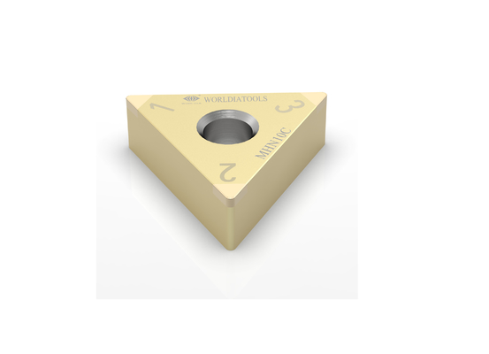 TNGA160408 Coated CBN Turning Inserts Sisipan Mesin Presisi Tinggi