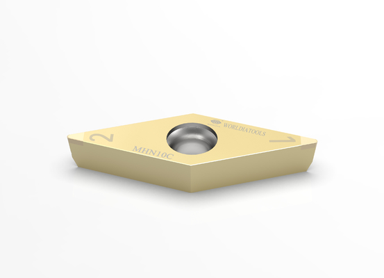 ISO18001 Dua Tips Carbide CBN Cutting Insert Dengan Kekerasan Panas Yang Sangat Baik