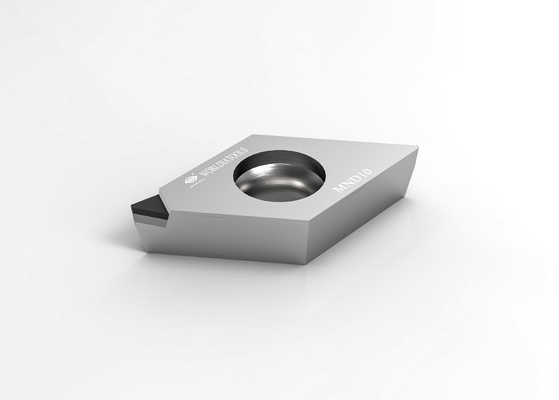 Tips 1N DCGT070202 Carbide Turning Insert Sisipan Pemotongan PCD Untuk Non Ferrous