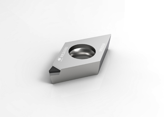 Tips 1N DCGT070202 Carbide Turning Insert Sisipan Pemotongan PCD Untuk Non Ferrous