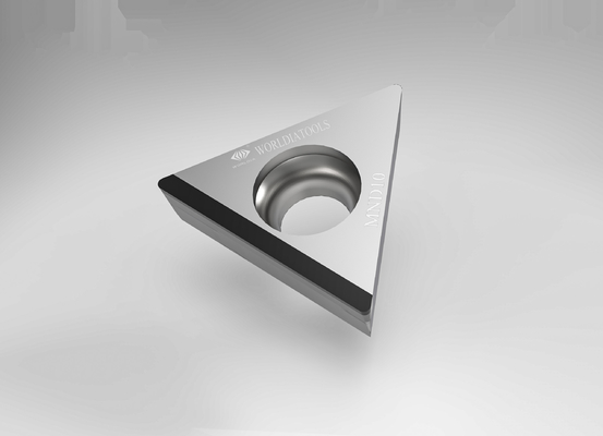 Iso18001 Worldia Cutting Tools Polycrystalline Diamond Pcd Sisipan Untuk Logam Non Ferrous