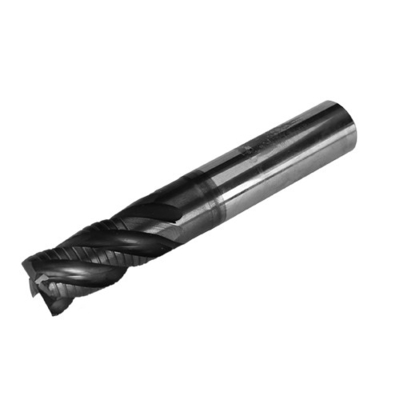 Cross Edge 4 Flute Solid Carbide End Mill Roughing End Mill Untuk Dudukan Telepon