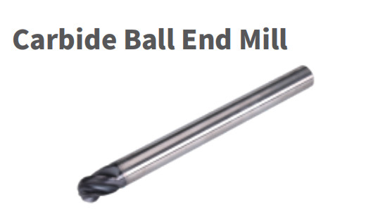 Worldia Solid Carbide Tools Carbide Ball End Mill Untuk Titanium Alloy
