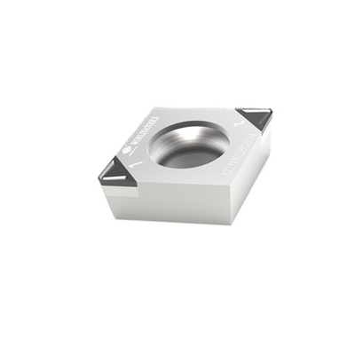 Polycrystalline Diamond CC Type Chip Breaker Masukkan Sisipan PCD Aluminium Silikon Tinggi