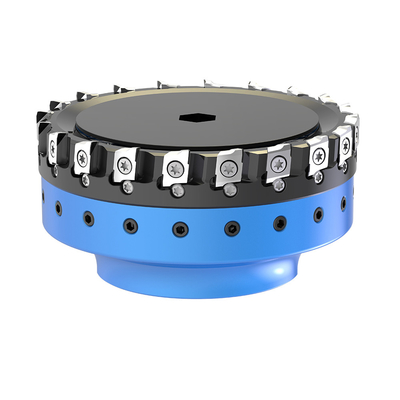 Steel Aluminium PCD Indexable Face Milling Cutter Untuk Logam Non Ferrous