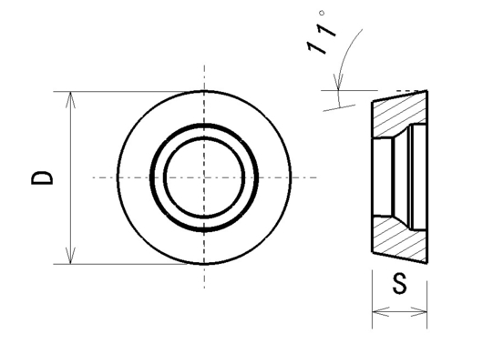 0.20-2.70mm / Rev RPMW 1003MO Penggilingan CNC Sisipan Sisipan Karbida Untuk Baja yang Dikeraskan
