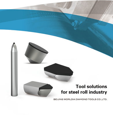 Rcmn Round Carbide Insert, Sisipan Pcd Untuk Aluminium