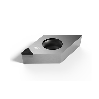 Sisipan DCGW PCD CVDD dengan Alat Pemotong pemecah chip Untuk Pemesinan Paduan Aluminium