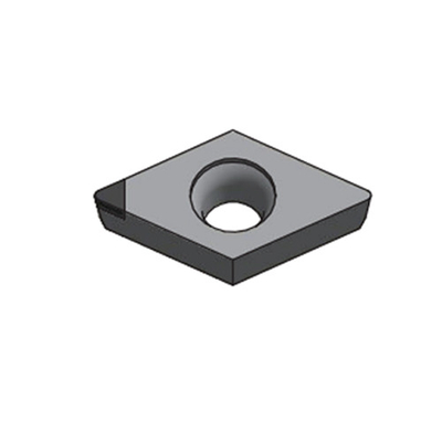 Sisipan DCGW PCD CVDD dengan Alat Pemotong pemecah chip Untuk Pemesinan Paduan Aluminium