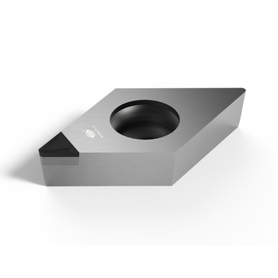 Sisipan DCGW PCD CVDD dengan Alat Pemotong pemecah chip Untuk Pemesinan Paduan Aluminium