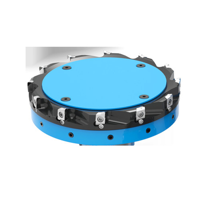 PCD ISO Face Milling Cutter FMP080SA27-BE12-12 dengan 12 alat pemotong tepi untuk efisien mesin permukaan datar