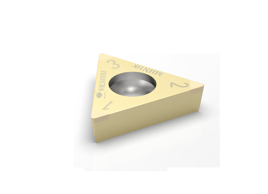 TCGW Standar PCBN Carbide Turning Insert PCBN Cutting Insert untuk baja yang dikeraskan