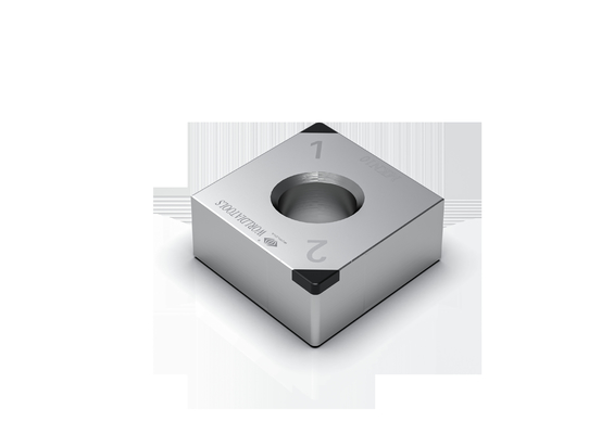 WORLDIA CNGA PCBN Carbide Turning Insert Untuk Metalurgi Serbuk