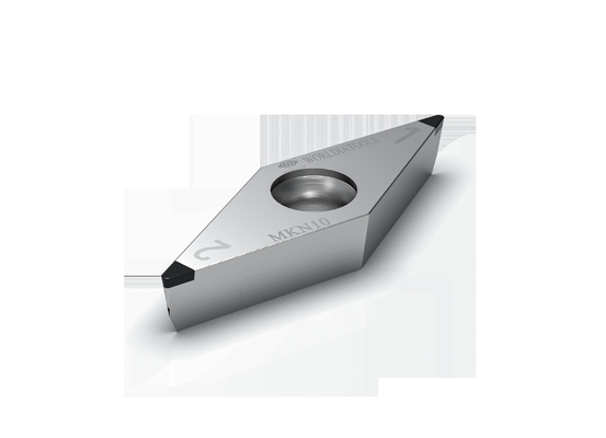 Vcgw Standard Worldia Cutting Tools Sisipan Berlian Pcd Untuk Metalurgi Serbuk